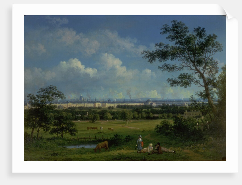 A View of Regent's Park and the Colosseum from Primrose Hill, 1832 by John Knox