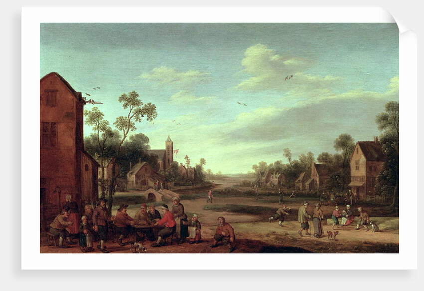 A Wooded River Landscape, 1646 by Joost Cornelisz Droochsloot