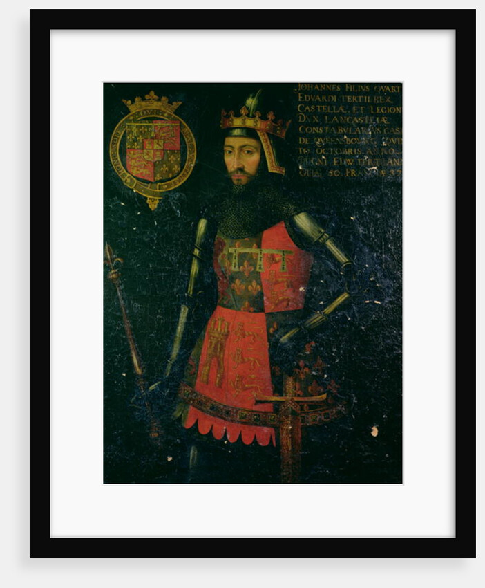 John of Gaunt, Duke of Lancaster by Lucas (attributed to) Cornelisz