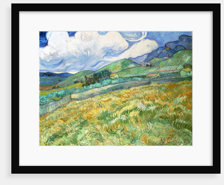 Landscape from Saint-Remy, 1889 by Vincent van Gogh