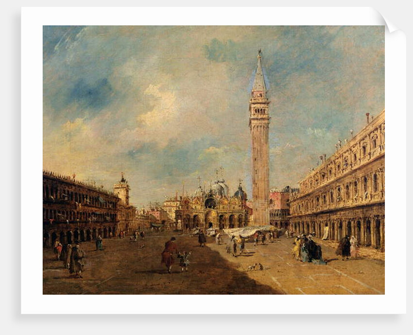 Piazza San Marco, c.1780 by Francesco Guardi
