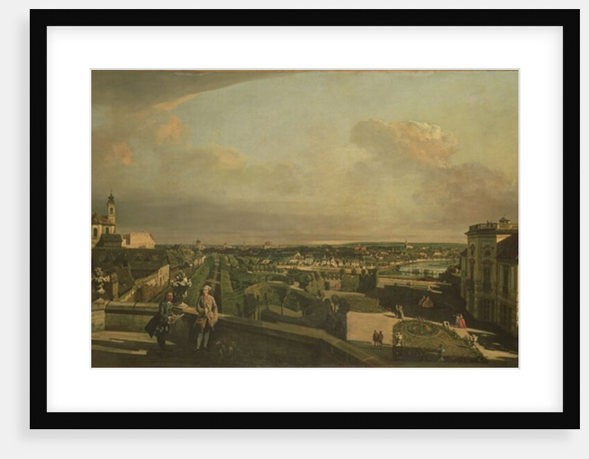 The Kaunitz Palace and Garden, Vienna, 1759/60 by Bernardo Bellotto