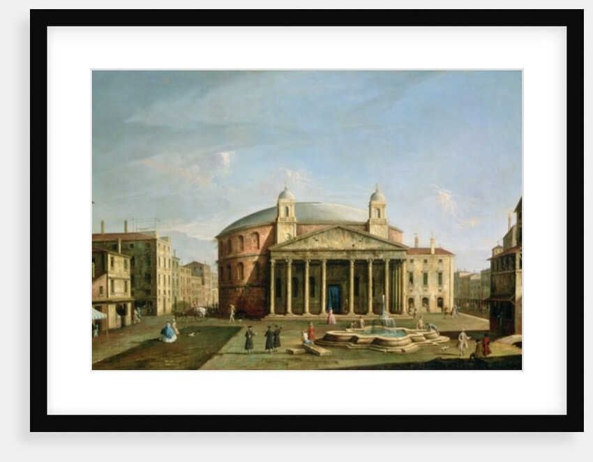 The Pantheon in Rome by Bernardo Bellotto