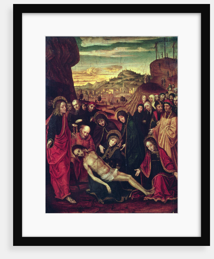 Lamentation of the Dead Christ by Ambrogio Borgognone