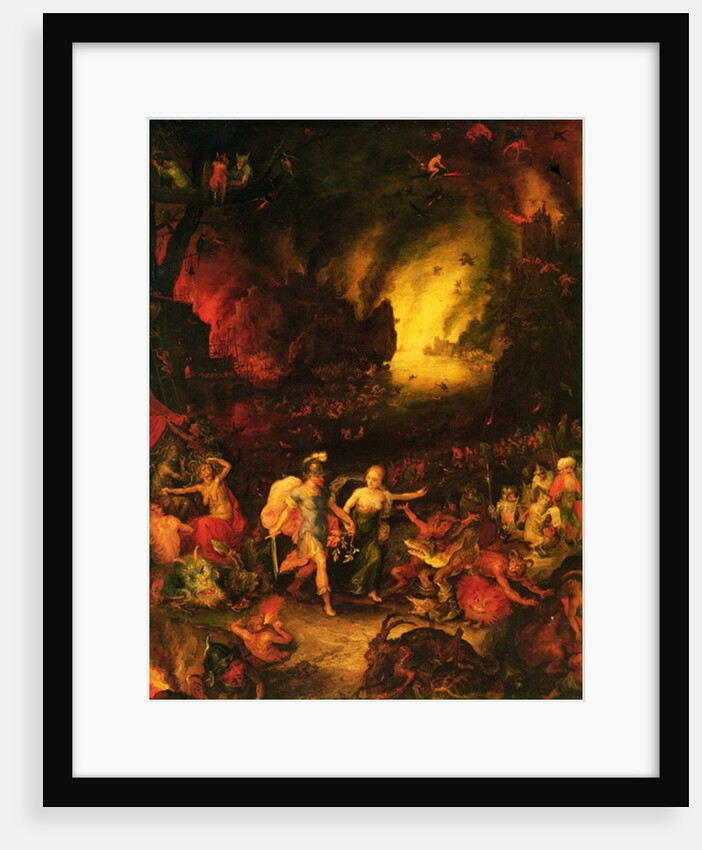 Aeneas in Hades by Jan the Elder Brueghel