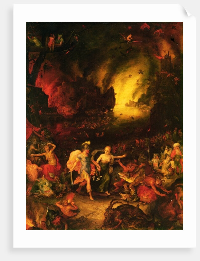 Aeneas in Hades by Jan the Elder Brueghel
