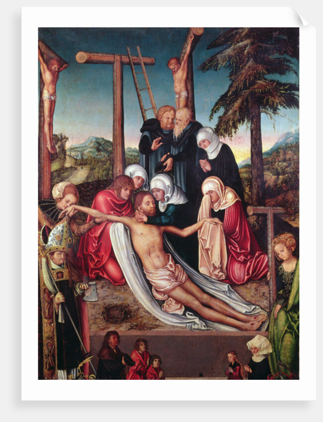 The Lamentation Over the Dead Christ by Lucas the Elder Cranach