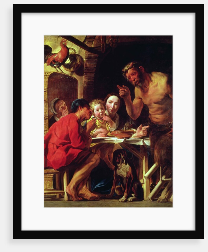 The Peasants and the Satyr by Jacob Jordaens