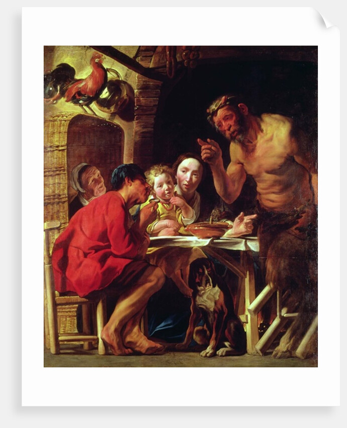 The Peasants and the Satyr by Jacob Jordaens