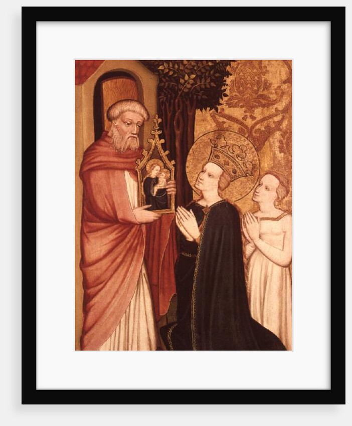 A Hermit with a Picture of the Virgin Mary by Master of Bat