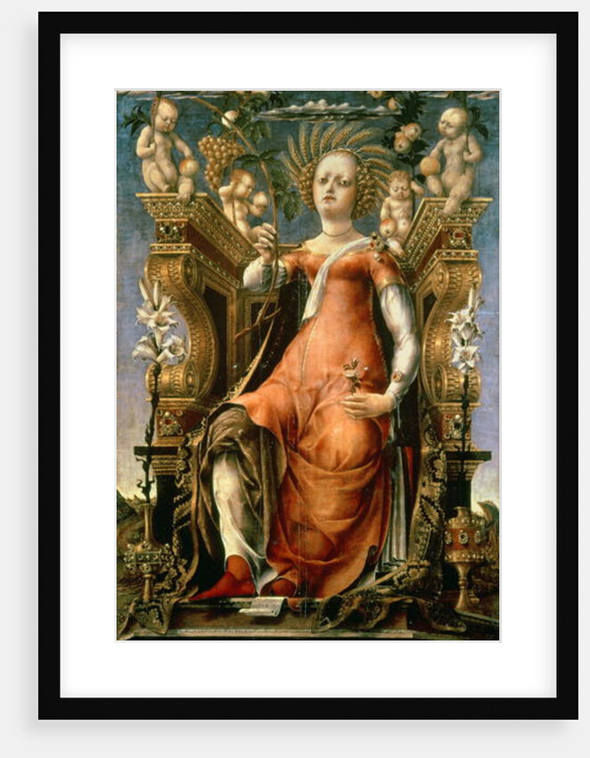 The Muse Thalia, c.1456-57 by Michele Pannonio