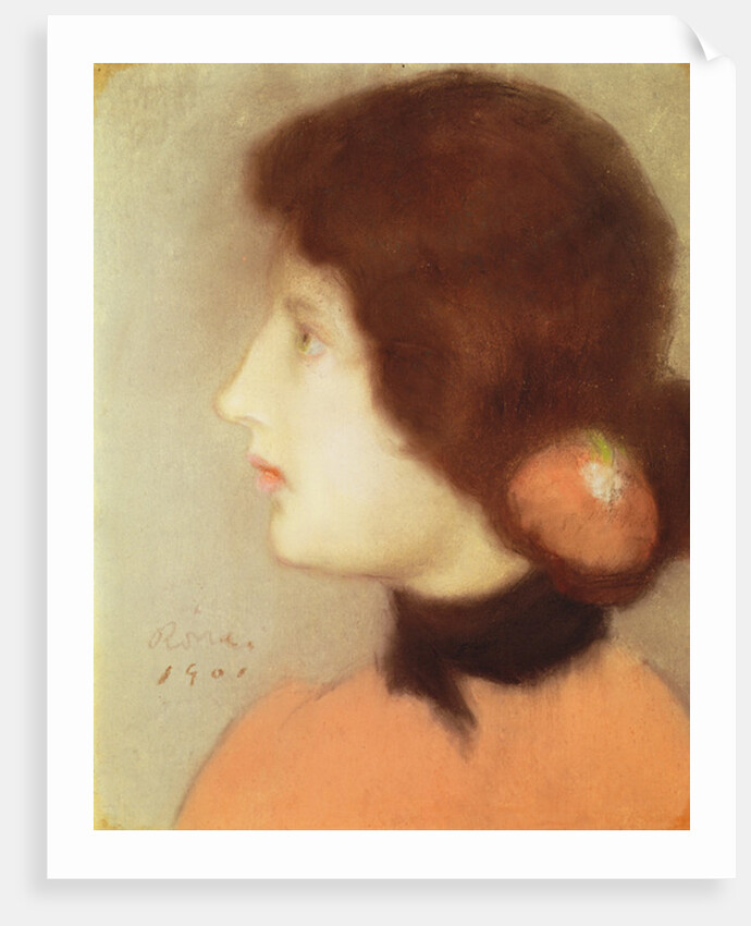 Cleo de Merode, 1901 by Jozsef Rippl-Ronai