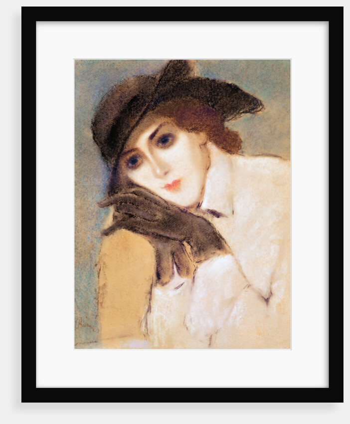 Woman in Black Gloves by Jozsef Rippl-Ronai