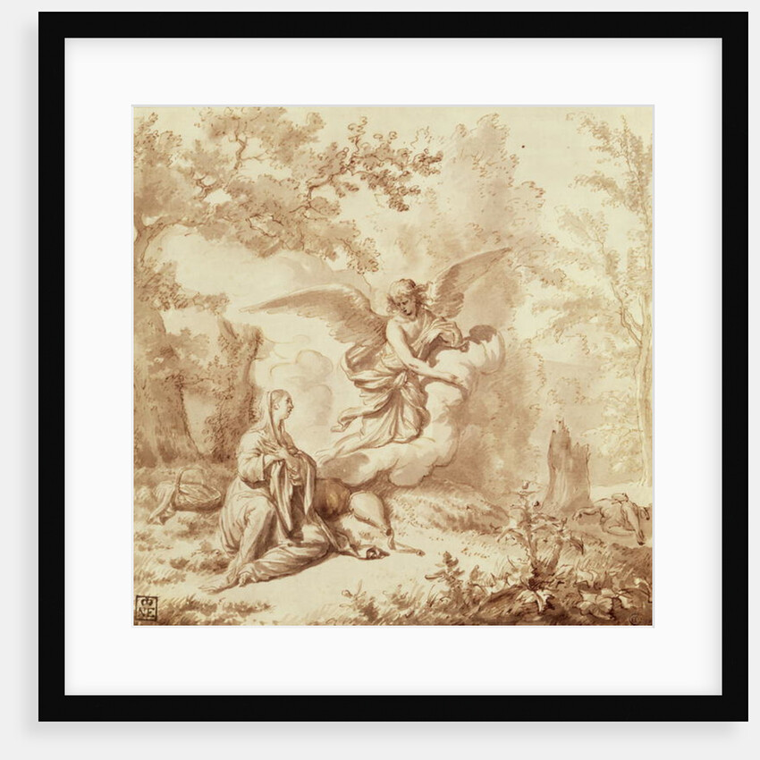 Hagar in the Wilderness by Adriaen van de Velde