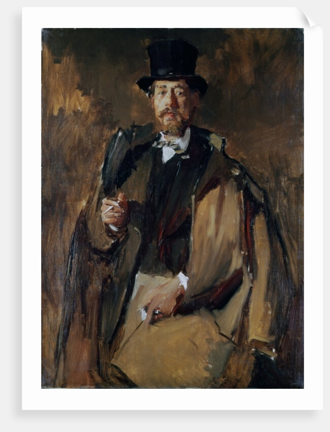 Portrait of Pal Szinyei Merse by Wilhelm Maria Hubertus Leibl