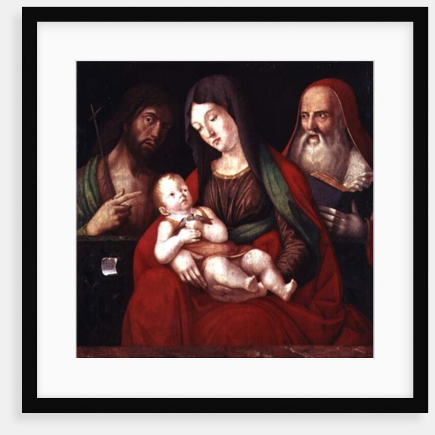 Virgin and Child with St. John the Baptist and St. Jerome by Alvise Vivarini