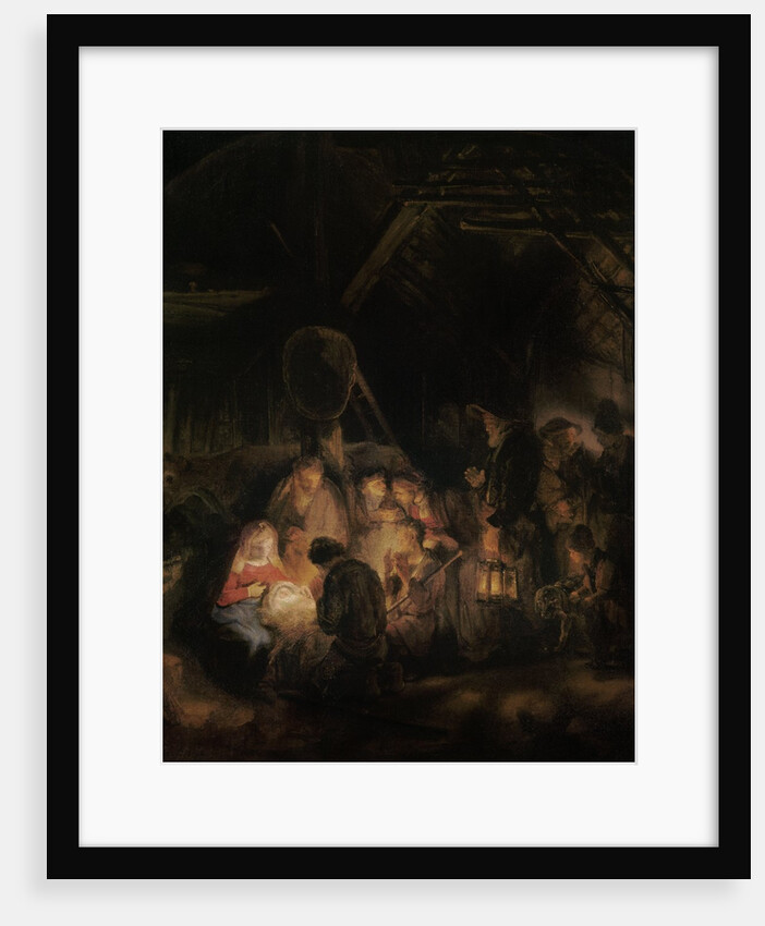 Adoration of the Shepherds, 1646 by Rembrandt Harmensz. van Rijn