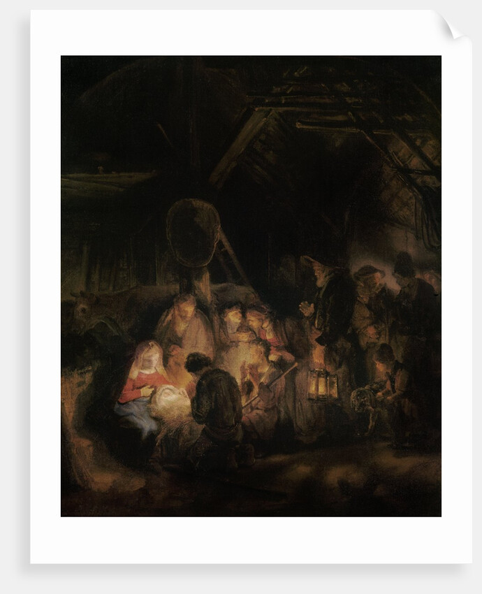 Adoration of the Shepherds, 1646 by Rembrandt Harmensz. van Rijn