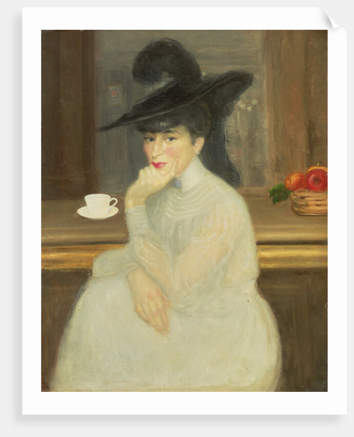 Waiting at the Bar: Portrait of Sarah Bernhardt, 1907 by Georges Bottini