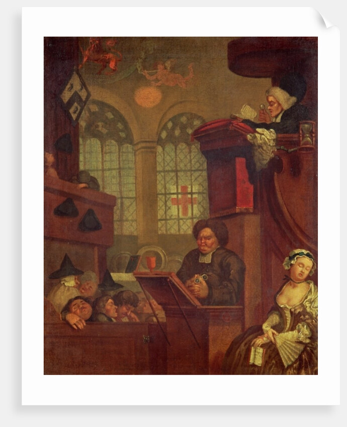 The Dull Sermon by John Collet