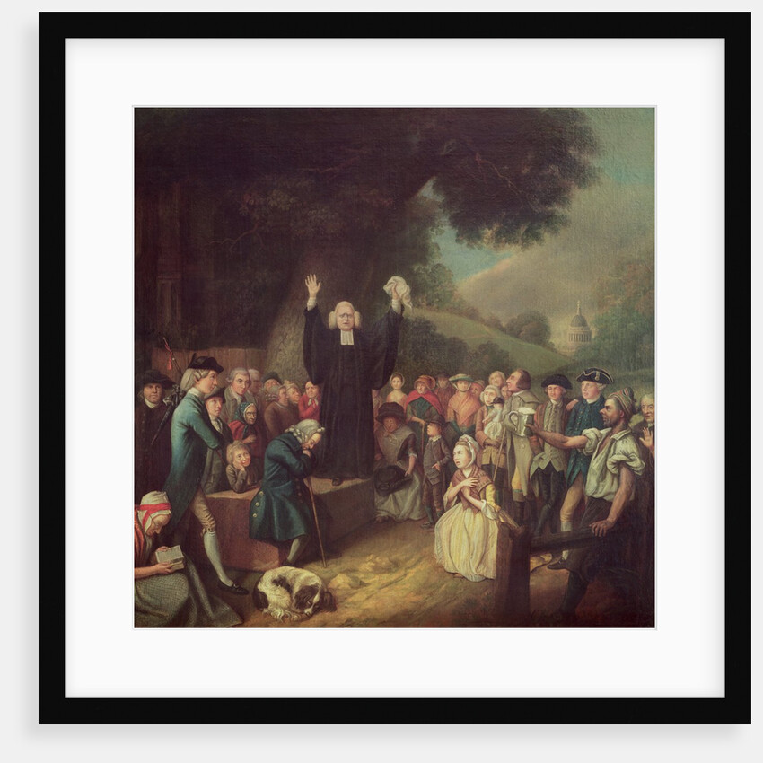 George Whitefield preaching by John Collet