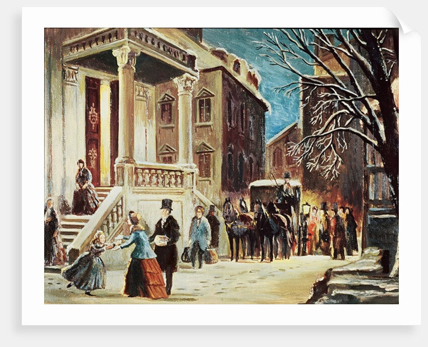 Arrival at the Christmas Party by James Cooper