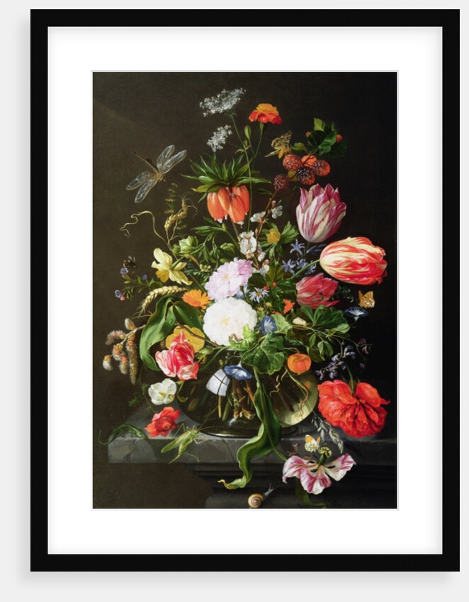 Still Life of Flowers, 17th century by Jan Davidsz de Heem