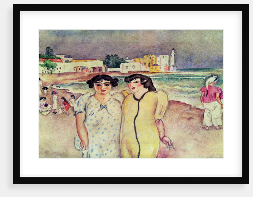 A Seashore in Tunis by Jules Pascin
