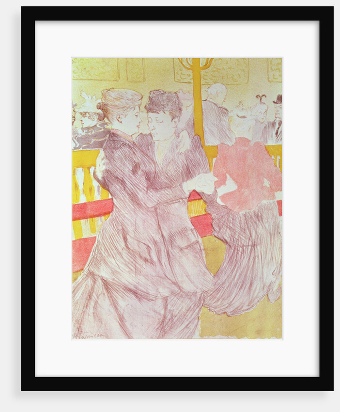 At the Moulin Rouge: The Two Waltzers, 1897 by Henri de Toulouse-Lautrec