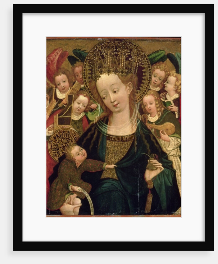 The Virgin and Child with Angels by Westphalian School