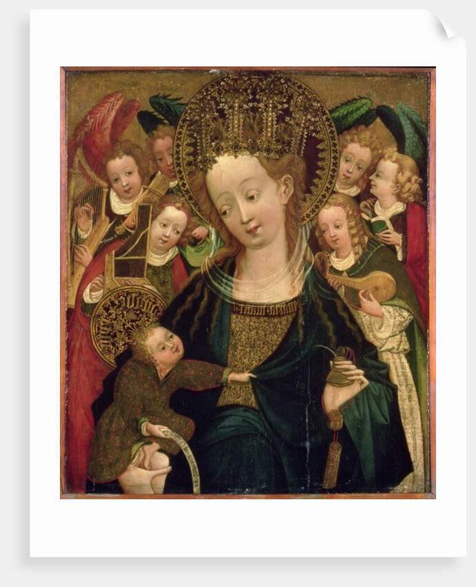The Virgin and Child with Angels by Westphalian School