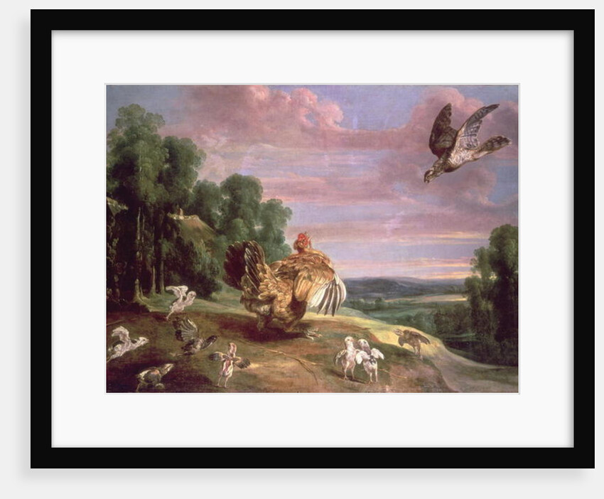 The Hawk and the Hen by Frans Snyders or Snijders