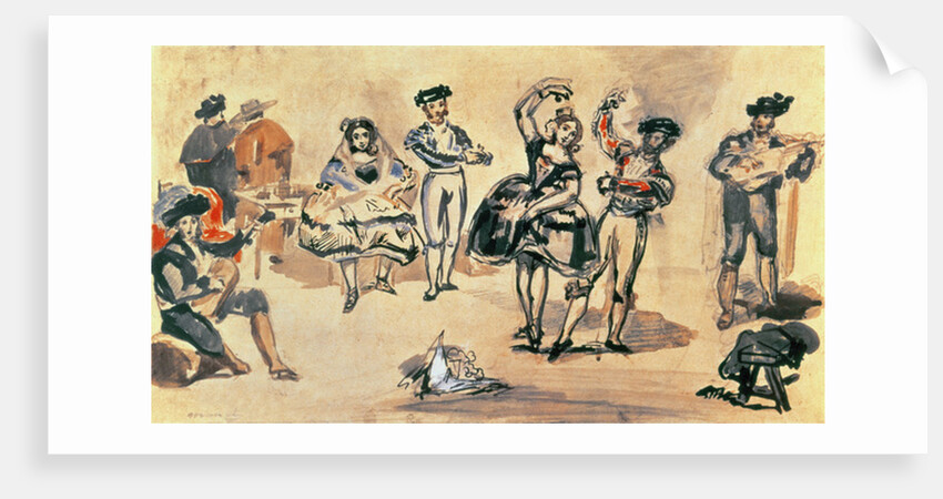 Spanish Dancers, 1862 by Edouard Manet