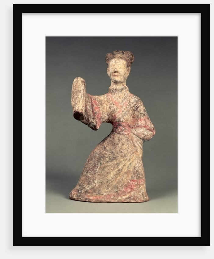 Figure of a male dancer, tomb artefact, Eastern Han Dynasty, 25-220 by Eastern Han Dynasty Chinese School
