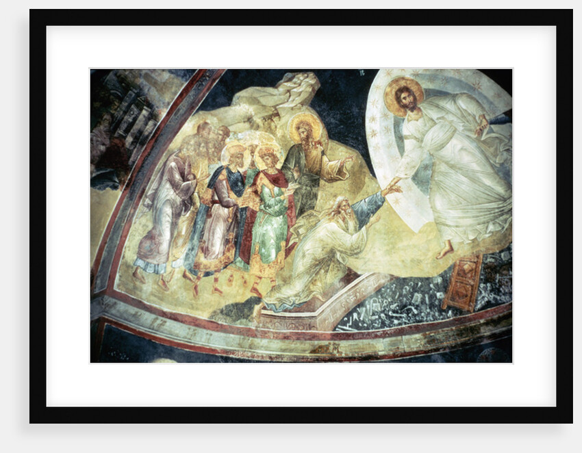 Anastasis in the Parecclesian apse vault, 1310-20 by Byzantine
