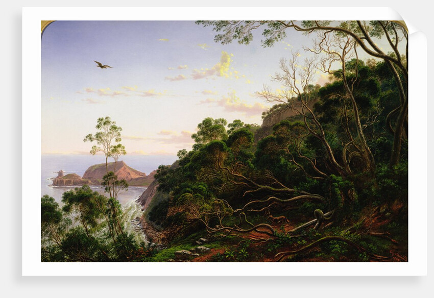 Pulpit Rock near Melbourne, Victoria, 19th century by Eugen von Guerard