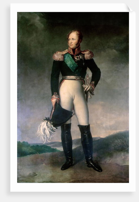 Alexander I of Russia by Francois Pascal Simon Baron Gerard