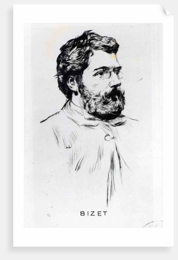 Portrait of Georges Bizet, 1900 by Etienne Carjat