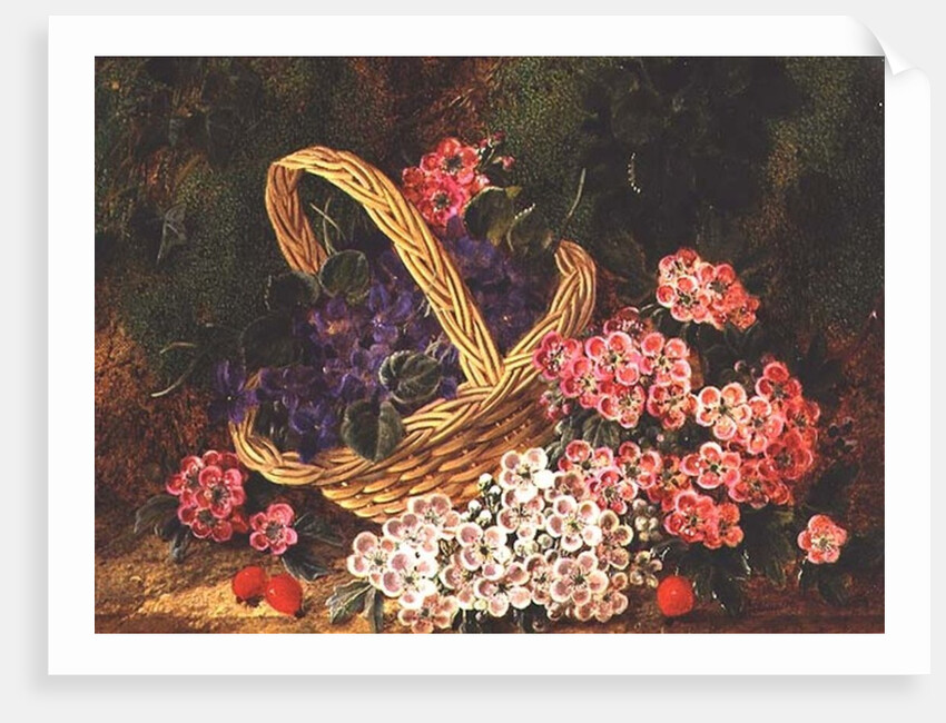 Basket of Flowers by George Clare