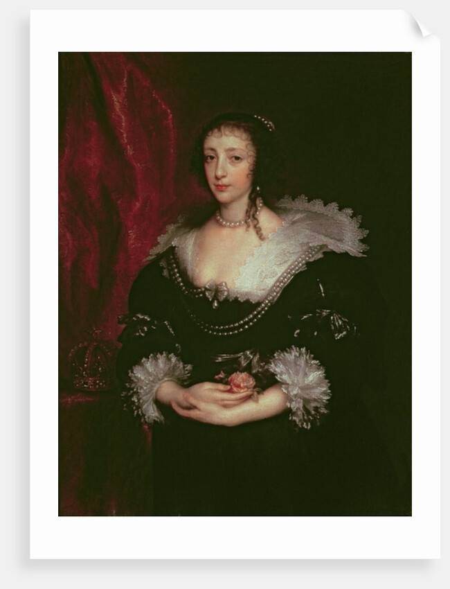 Queen Henrietta Maria, Queen consort of Charles I of England, 1632 by Anthony van Dyck