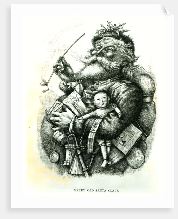 Merry Old Santa Claus by Thomas Nast