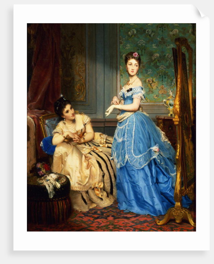 Getting Dressed, 1869 by Charles Edouard Boutibonne