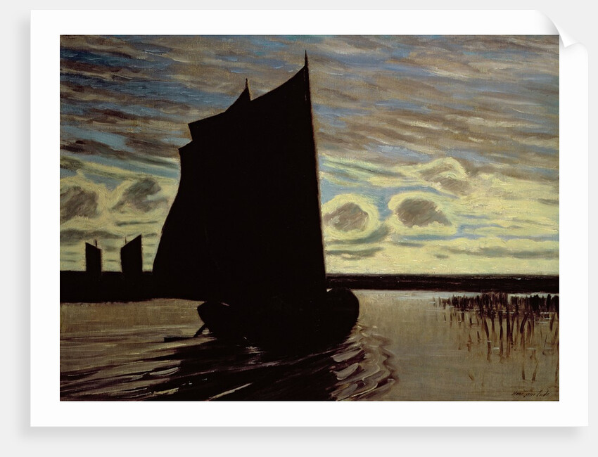 Barque on the River Hamme by Hans am Ende