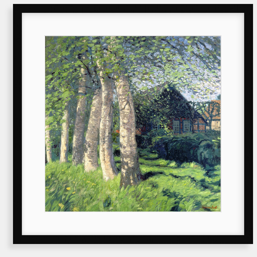 Spring in Worpswede by Hans am Ende