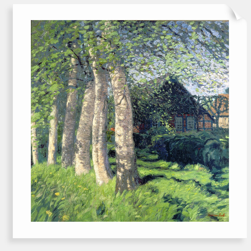 Spring in Worpswede by Hans am Ende
