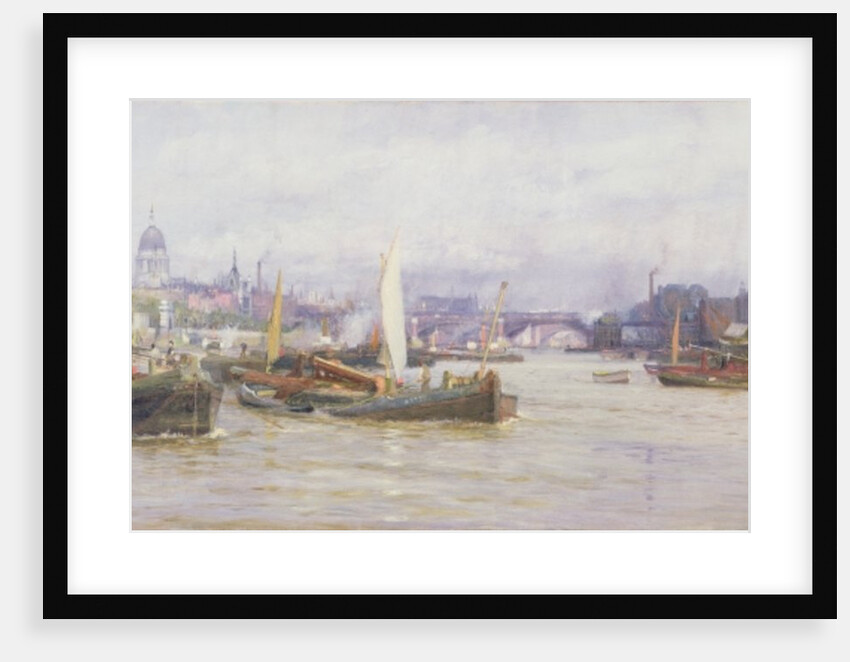 Shipping on the Thames by Charles William Wyllie