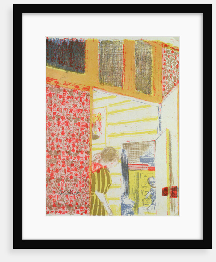 Interior in Shades of Pink III by Edouard Vuillard