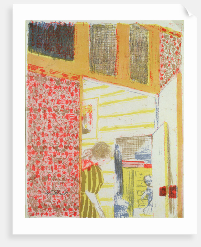 Interior in Shades of Pink III by Edouard Vuillard