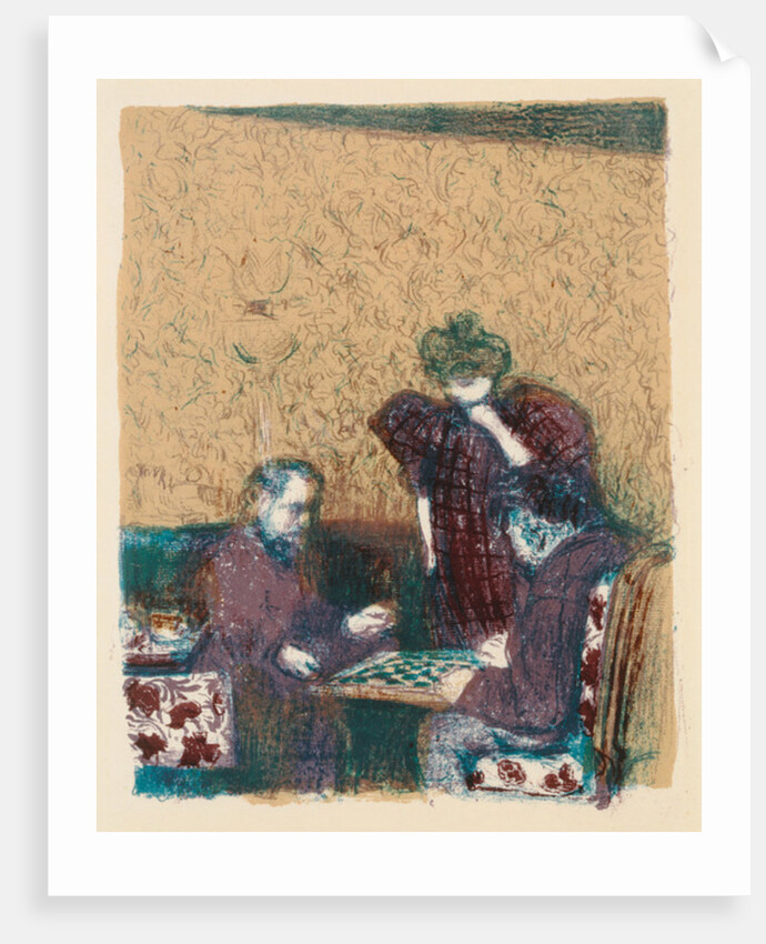 The Game of Checkers, 1899 by Edouard Vuillard