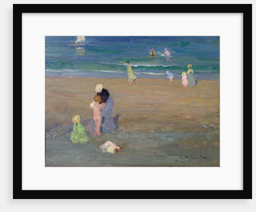 The Beach, Trouville by Emmanuel Phillips Fox